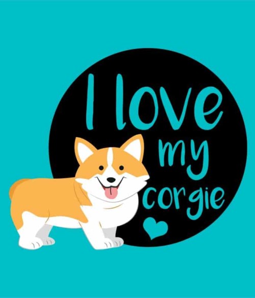 Szeretem a corgie-mat Póló - Ha Dog rajongó ezeket a pólókat tuti imádni fogod!
