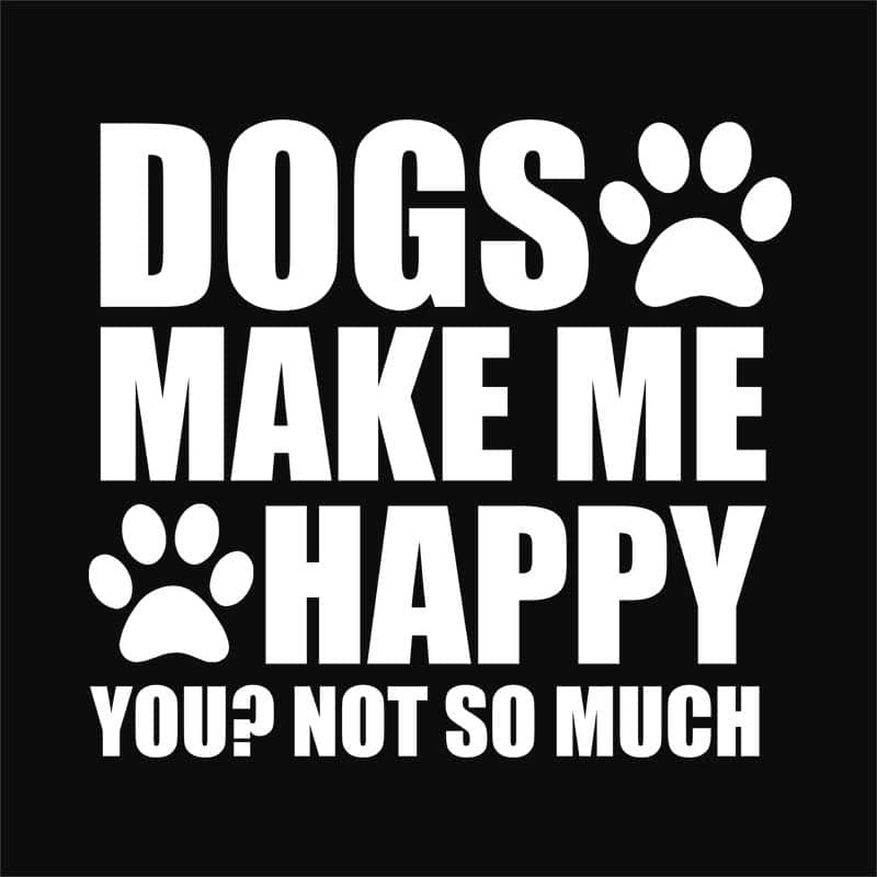 A kutyák boldoggá tesznek