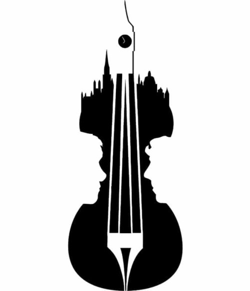 Sherlock Violin Póló - Ha Sherlock rajongó ezeket a pólókat tuti imádni fogod!