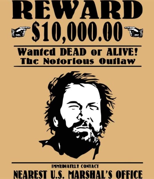 Bud Spencer körözés alatt Póló - Ha Bud Spencer rajongó ezeket a pólókat tuti imádni fogod!