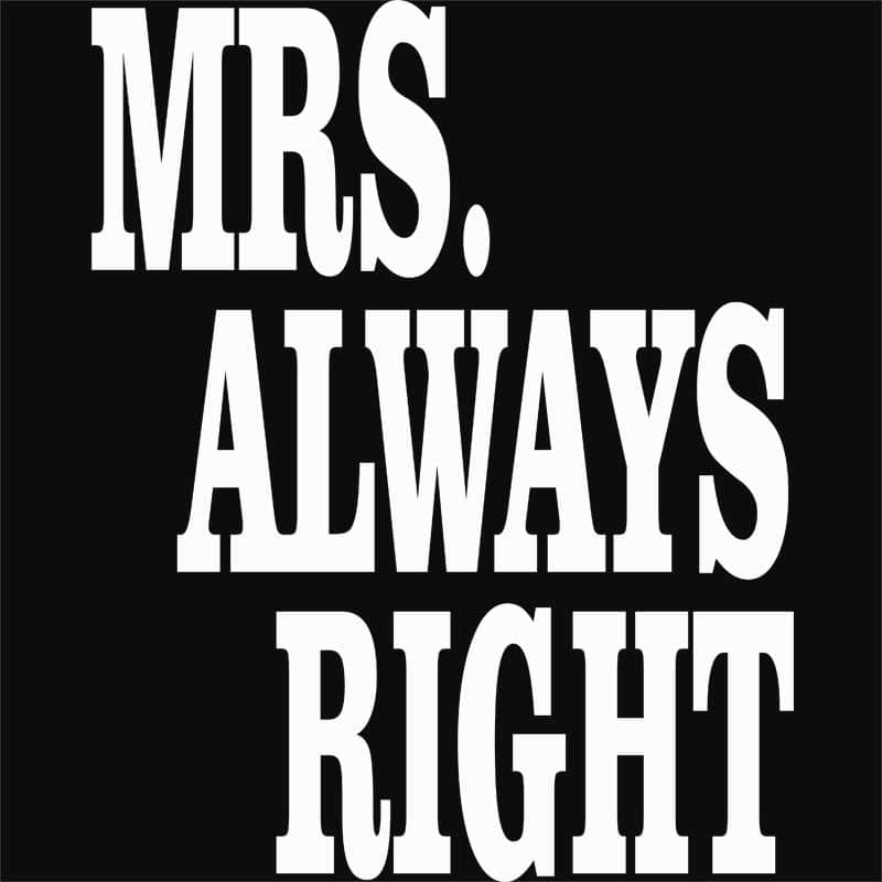 Right Couple – Mrs Right