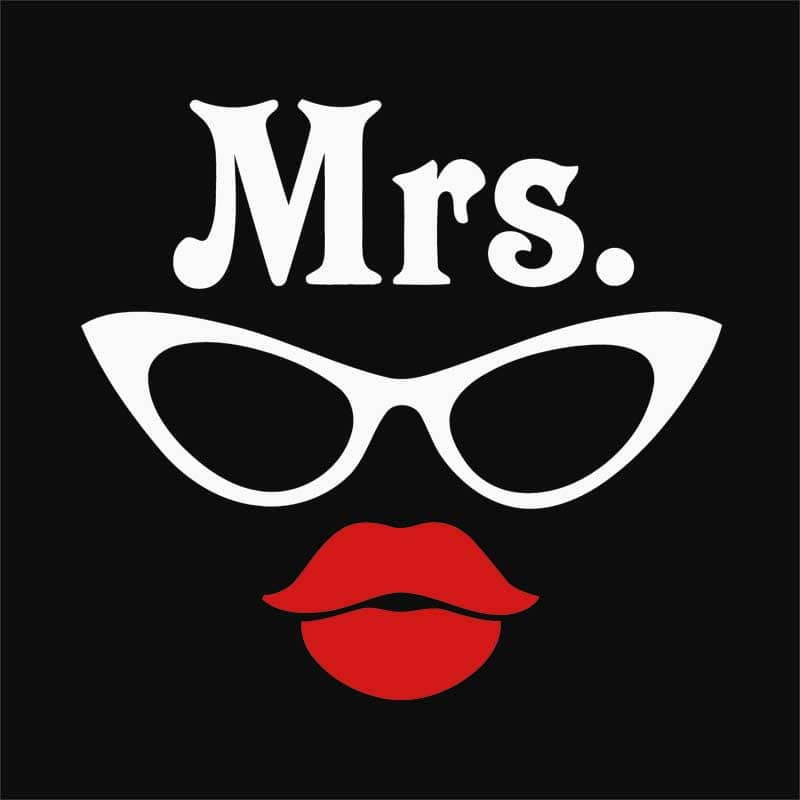 Mr and Mrs Glasses - Mrs