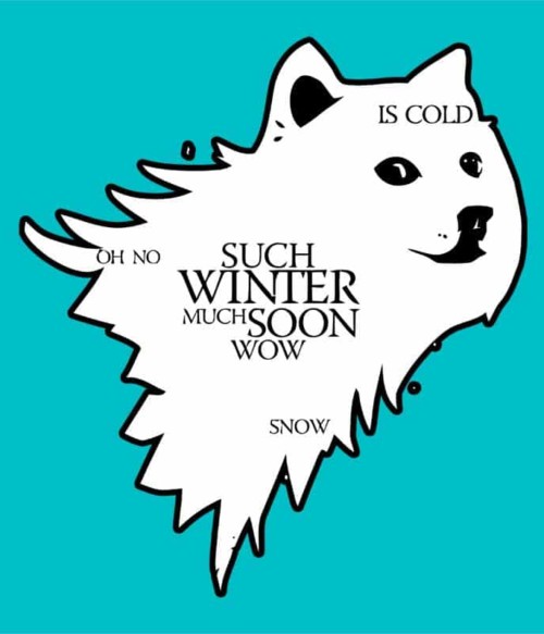 Doge Stark Póló - Ha Game of Thrones rajongó ezeket a pólókat tuti imádni fogod!