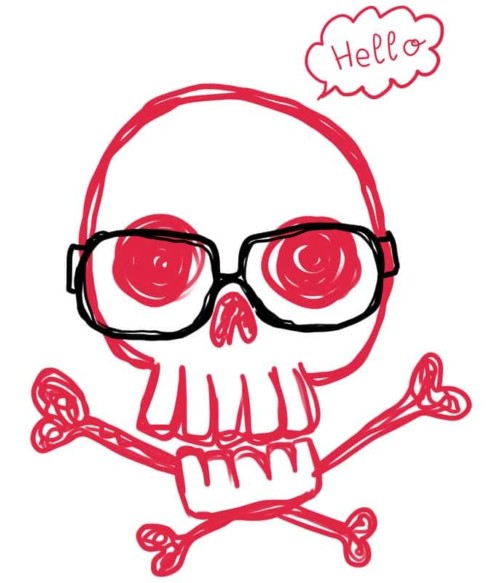 Hello Skull – Női Póló - Ha Couple rajongó ezeket a pólókat tuti imádni fogod!