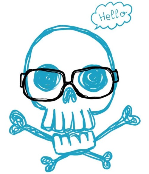 Hello Skull – Férfi Póló - Ha Couple rajongó ezeket a pólókat tuti imádni fogod!