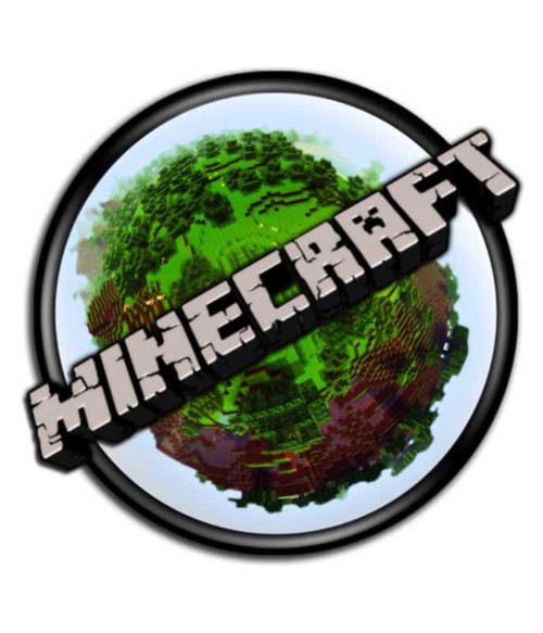 Kerek Minecraft logó Póló - Ha Minecraft rajongó ezeket a pólókat tuti imádni fogod!