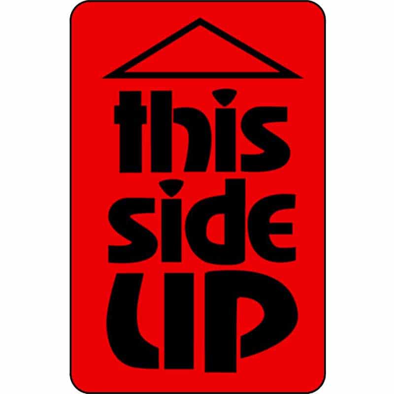 This Side Up – red