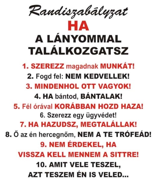 Randiszabályzat Póló - Ha Fun rajongó ezeket a pólókat tuti imádni fogod!