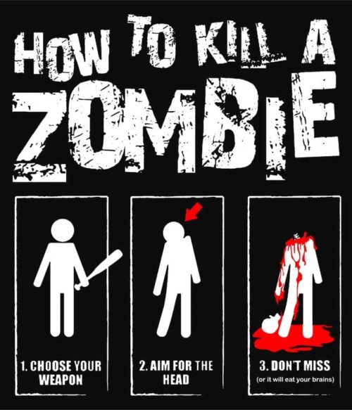 How to Kill a Zombie Póló - Ha Fun rajongó ezeket a pólókat tuti imádni fogod!