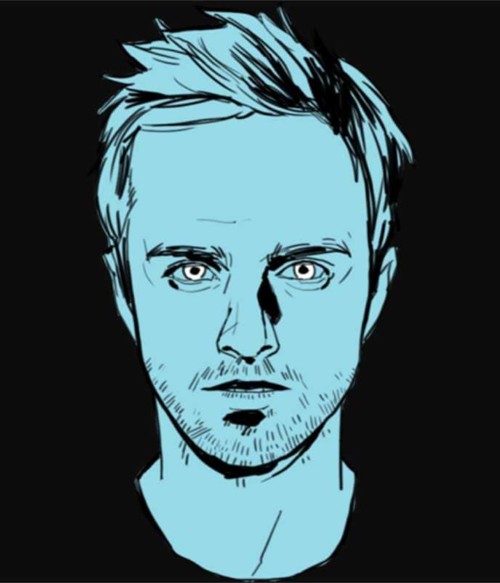 Jesse kékben Póló - Ha Breaking Bad rajongó ezeket a pólókat tuti imádni fogod!