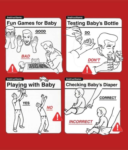 Baby Instructions – Top tippek Póló - Ha Baby rajongó ezeket a pólókat tuti imádni fogod!