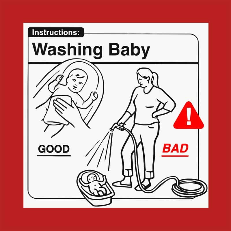 Baby Instructions – Fürdetés