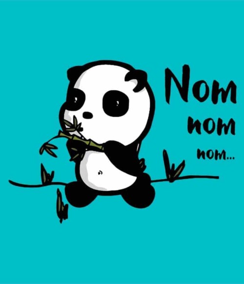 Nom-nom Panda Póló - Ha Animal rajongó ezeket a pólókat tuti imádni fogod!