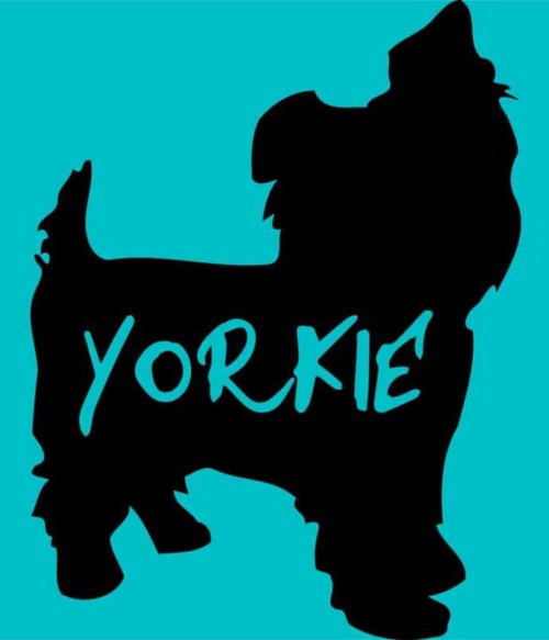 Yorkie sziluett Póló - Ha Dog rajongó ezeket a pólókat tuti imádni fogod!
