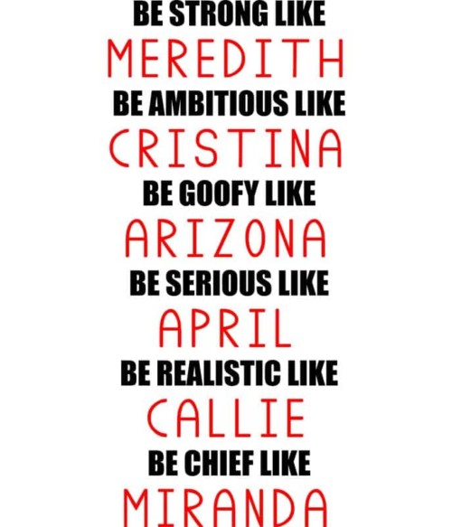 Be Like Greys Anatomy Póló - Ha Grey's Anatomy rajongó ezeket a pólókat tuti imádni fogod!