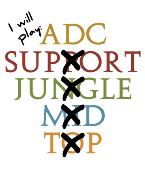 I Will Play Adc Póló - Ha Gamer rajongó ezeket a pólókat tuti imádni fogod!