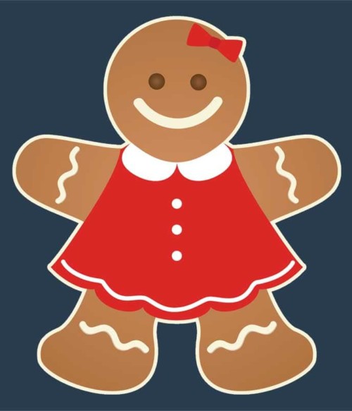 Gingerbread Girl Póló - Ha Christmas rajongó ezeket a pólókat tuti imádni fogod!