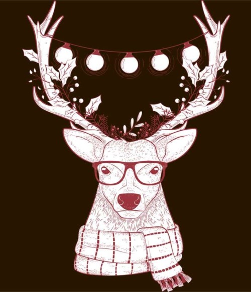 Hipster Szarvas Póló - Ha Christmas rajongó ezeket a pólókat tuti imádni fogod!