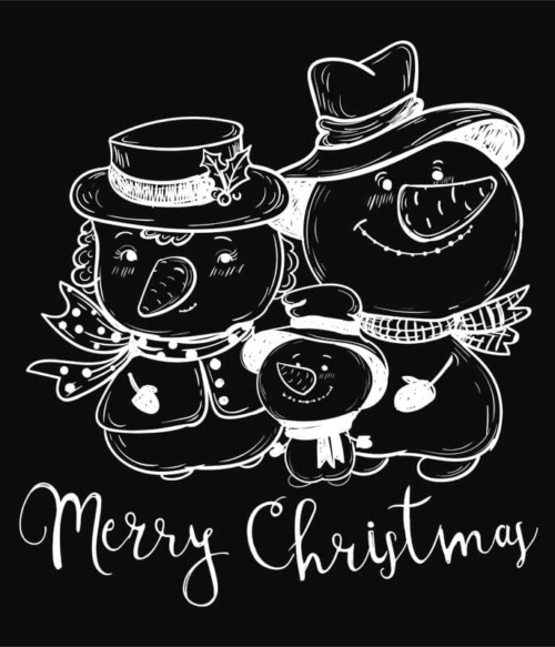 Snowman Family Póló - Ha Christmas rajongó ezeket a pólókat tuti imádni fogod!