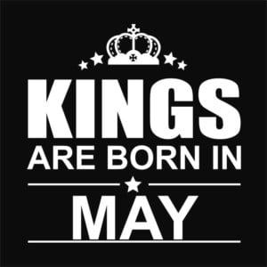 Kings are born in May - Unisex Farmerkabát