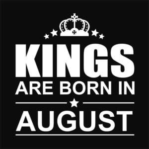 Kings are born in August - Unisex Farmerkabát