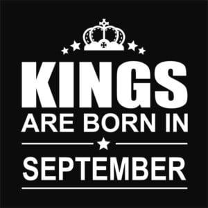 Kings are born in September - Unisex Farmerkabát