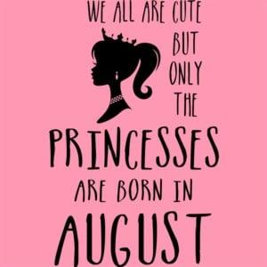 Princesses are born in August - Unisex Farmerkabát