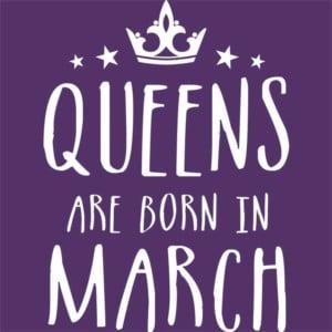 Queens are born in March - Unisex Farmerkabát