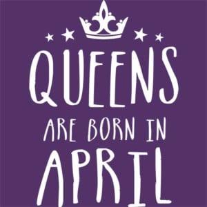 Queens are born in April - Unisex Farmerkabát