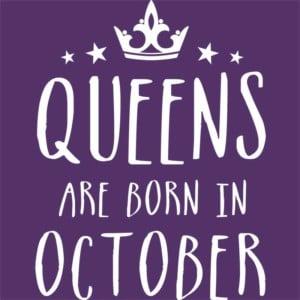 Queens are born in October - Unisex Farmerkabát
