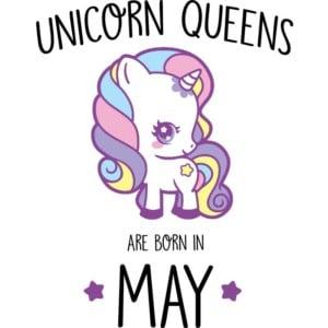 Unicorn queens are born in May - Unisex Farmerkabát