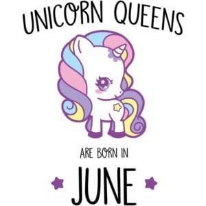 Unicorn queens are born in June - Unisex Farmerkabát