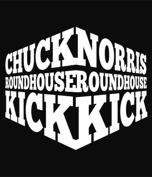 Chuck Norris roundhouse kick Póló - Ha Legends rajongó ezeket a pólókat tuti imádni fogod!