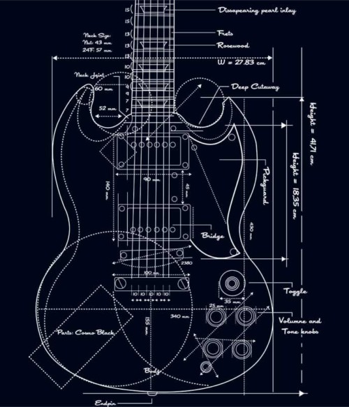 Gitár terv Póló - Ha Hobby rajongó ezeket a pólókat tuti imádni fogod!