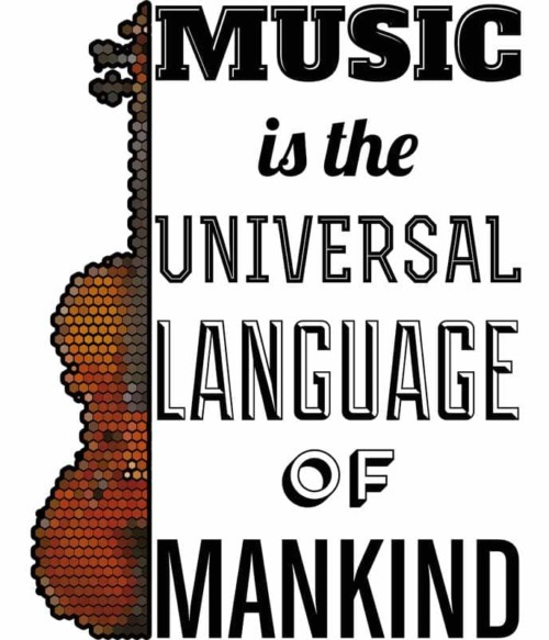 Music language violin Póló - Ha Hobby rajongó ezeket a pólókat tuti imádni fogod!