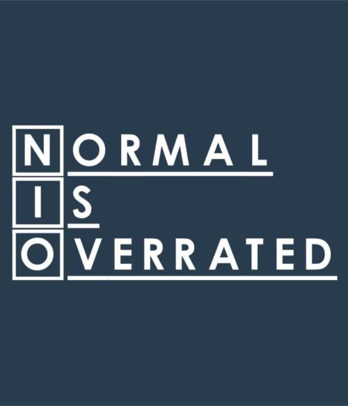Normal is overrated Póló - Ha Dr House rajongó ezeket a pólókat tuti imádni fogod!