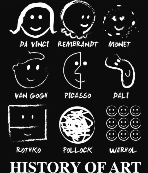 Művészettörténet Póló - Ha Hobby rajongó ezeket a pólókat tuti imádni fogod!