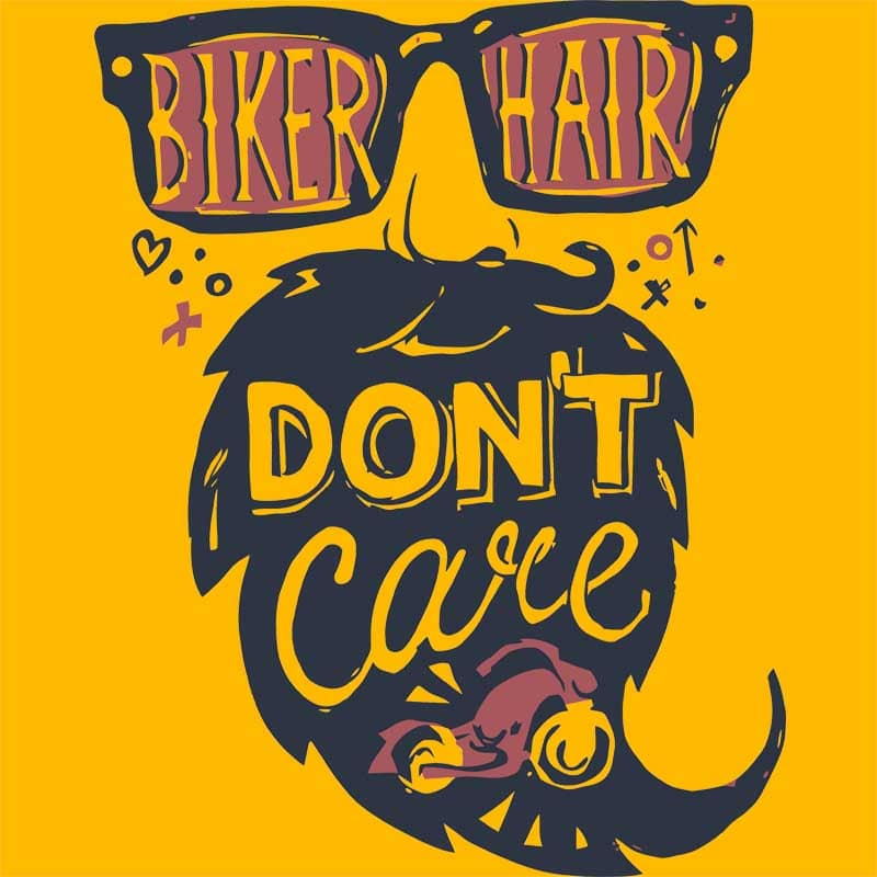 Biker hair