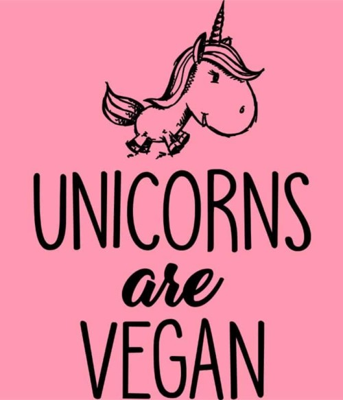 Az unikornisok vegák Póló - Ha Vegetarian rajongó ezeket a pólókat tuti imádni fogod!