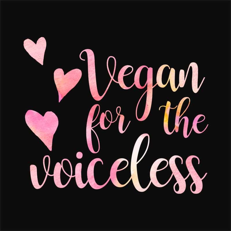 Vegan for the voiceless