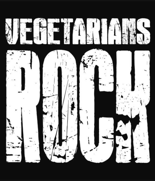 Vegetarian rock Póló - Ha Vegetarian rajongó ezeket a pólókat tuti imádni fogod!