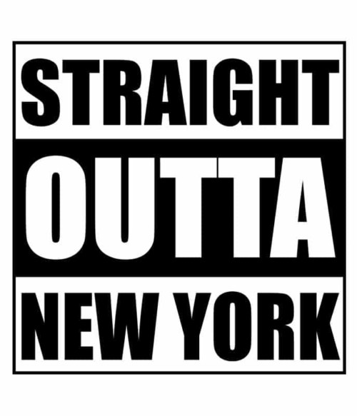 Straight Outta New York Póló - Ha Gossip Girl rajongó ezeket a pólókat tuti imádni fogod!