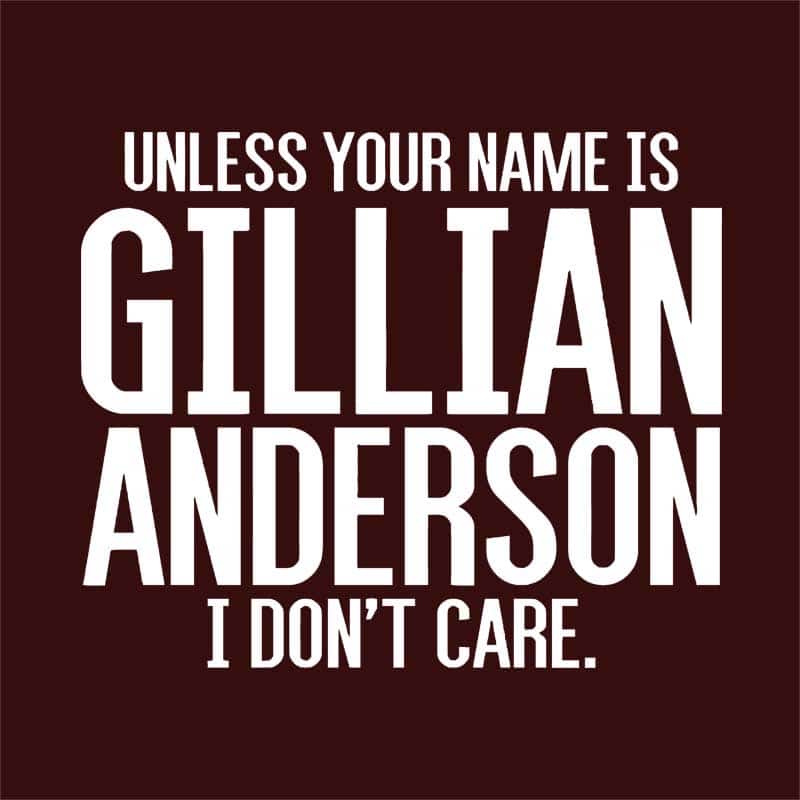 Gillian Anderson name