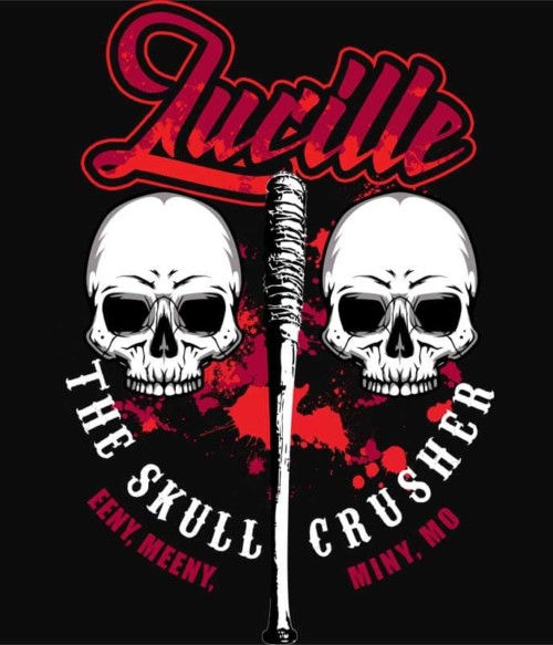 Lucille the skull crusher Póló - Ha The Walking Dead rajongó ezeket a pólókat tuti imádni fogod!