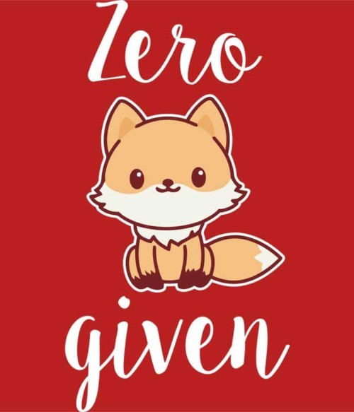 Zero fox given Póló - Ha Fox rajongó ezeket a pólókat tuti imádni fogod!