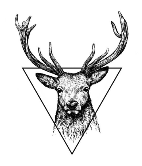 Deer in triangle Póló - Ha Deer rajongó ezeket a pólókat tuti imádni fogod!