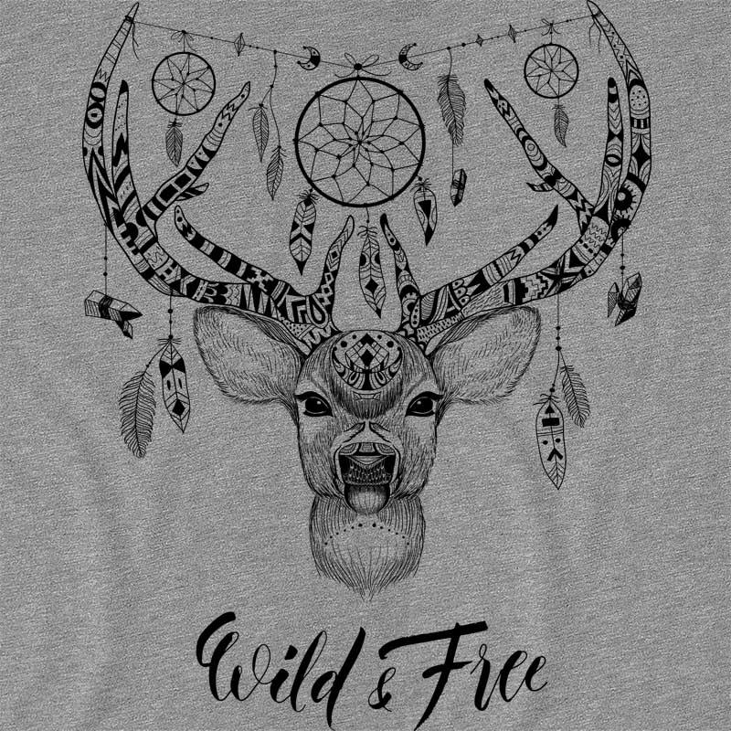 Wild and free deer