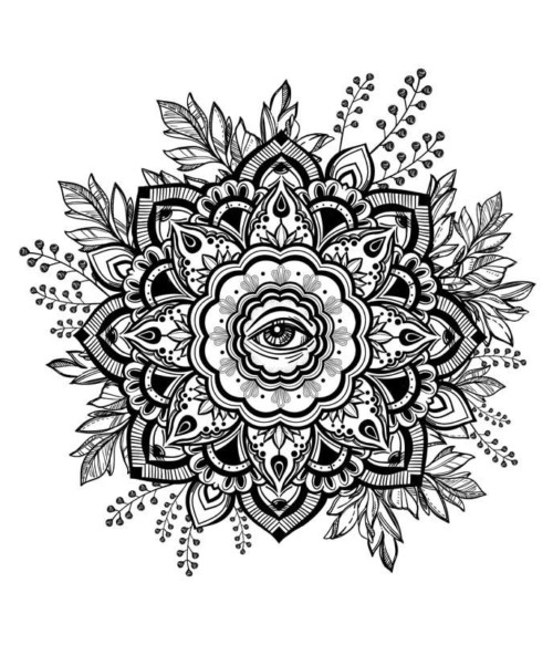 Mindent látó szem mandala Póló - Ha India rajongó ezeket a pólókat tuti imádni fogod!