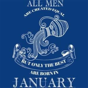 Vízöntő Január - Unisex Farmerkabát