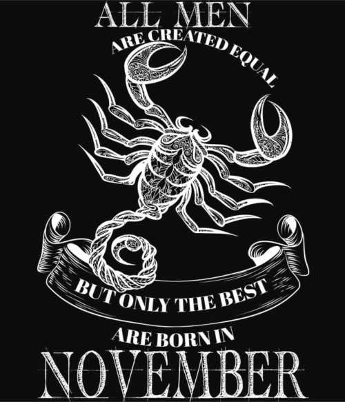 Skorpió November Póló - Ha Birthday rajongó ezeket a pólókat tuti imádni fogod!